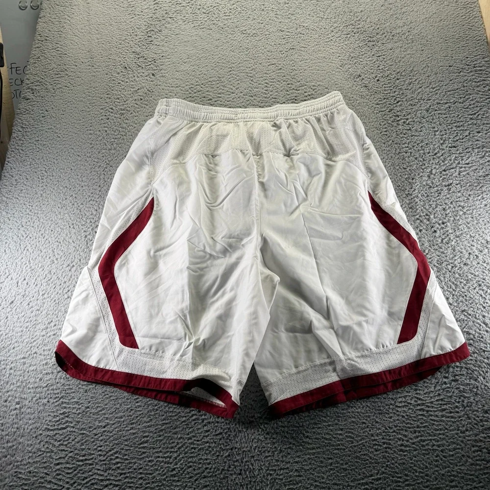 Vintage Adidas‎ Shorts Mens 3XT White Athletic Performance Basketball Activewear